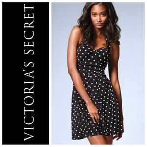 Bombshell Bra-Top Polka Dot Dress